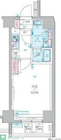 GENOVIA白糸台skygardenの物件間取画像